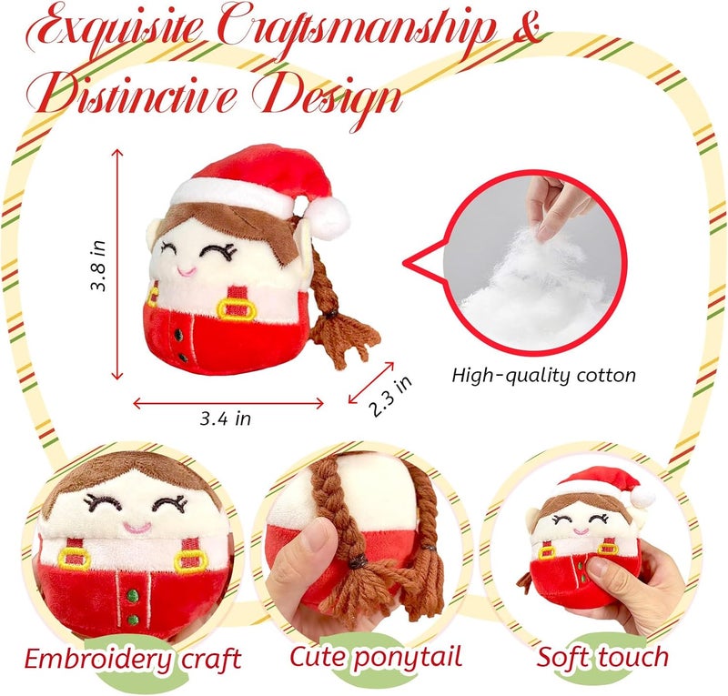 EBINGMIMA 2025 Christmas Mini Plush Advent Calendar - Image 4